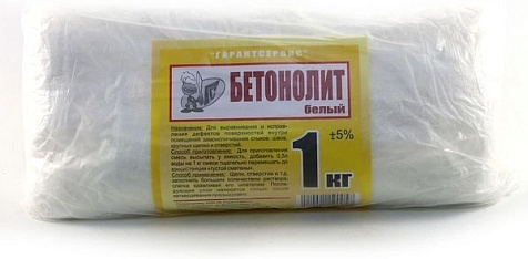 Бетонолит, белый, 1 кг купить в СОМ