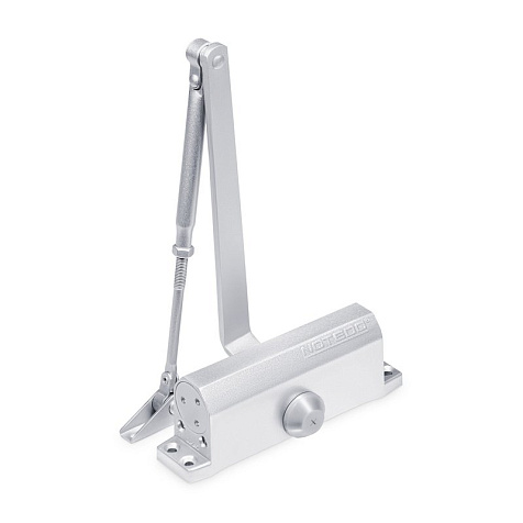 Доводчик дверной Notedo DC-090 Silver, 60-120 кг, серебро купить в СОМ