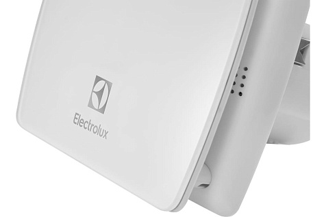 Вентилятор Electrolux Glass EAFG-100 white вытяжной, подшипники качения, обратный клапан купить в СОМ