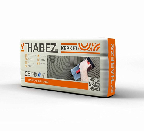 Клей для керамогранита HABEZ Керкет, 25 кг купить в СОМ