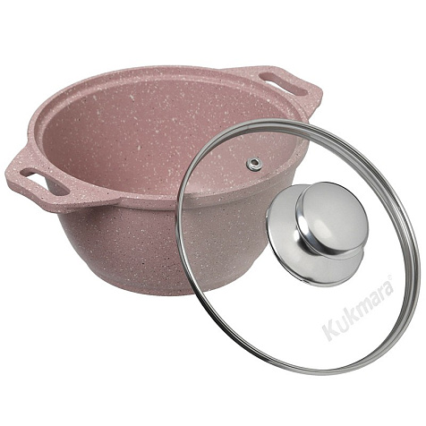 Кастрюля Kukmara Trendy Style Rose 1л стеклянная крышка  к11tsr купить в СОМ
