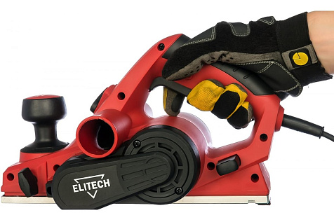 Рубанок электрический ELITECH Р82К, пылесборник, 2 ножа купить в СОМ