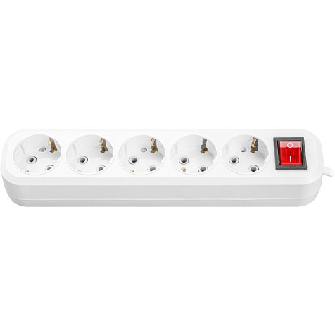 Удлинитель ОНЛАЙТ OPE-S-05-300-ESC-3x1  5 гн, 3 м, СЗ, с выключ, 16А IP20 белый купить в СОМ