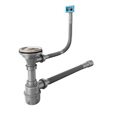 Сифон для мойки Iddis 900CVG0P10VD 3 1/2"х40, с переливом купить в СОМ