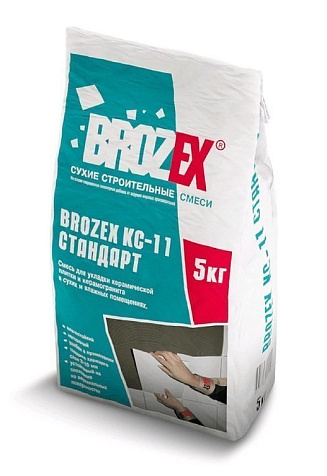 Клей для плитки усиленный Brozex КS-111, 5кг купить в СОМ
