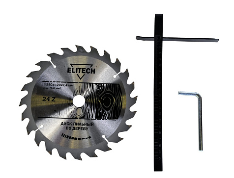 Пила циркулярная Elitech ДМ ПД 190, 1500Вт, 190мм купить в СОМ