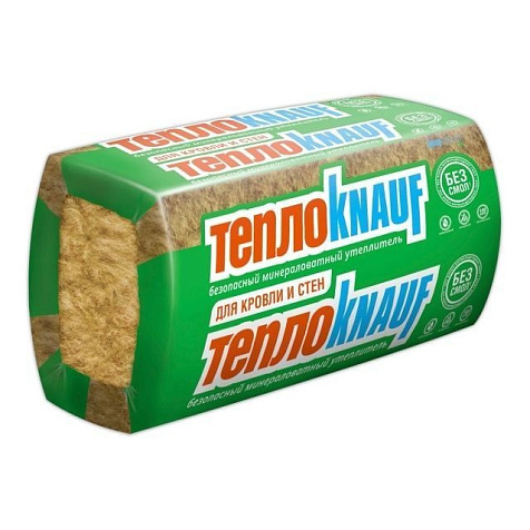 Плита минеральная ТеплоKNAUF Коттедж Мини 1000х610х50 мм, 10 шт, 0.305 м3 купить в СОМ