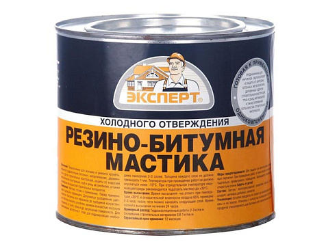 Мастика резино-битумная Эксперт, 1.8 кг купить в СОМ
