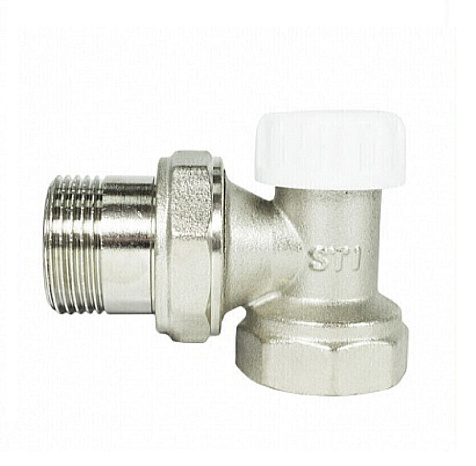 Клапан запорный угловой 1/2'' STI купить в СОМ