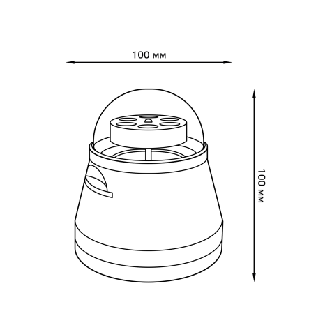 Светильник со сменной проекцией Gauss, 4Вт, белый купить в СОМ