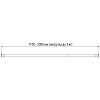 Карниз для ванной комнаты Iddis RSW0120i14, 110 х200 см, белый матовый купить в СОМ