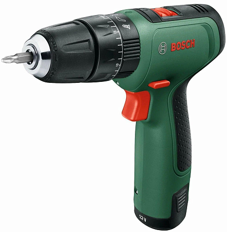 Шуруповерт BOSCH EasyImpact 1200, 12В, Li-ion, 1.5 А/ч, ударный купить в СОМ