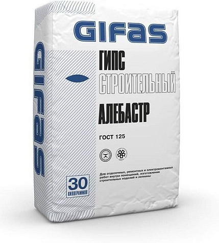 Алебастр Gifas, 30 кг купить в СОМ