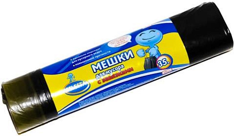 Мешки для мусора Celesta 35л 10шт с завязками купить в СОМ
