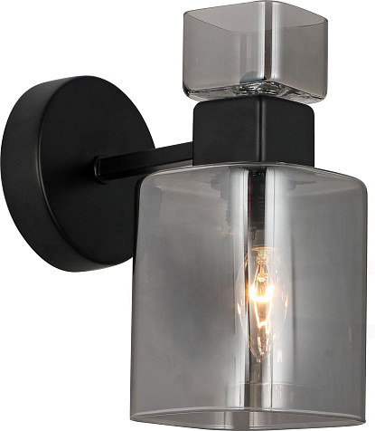 Бра Linvel LB 9476/1 Перл Матовый чёрный Е14 40W до 2кв.м. купить в СОМ
