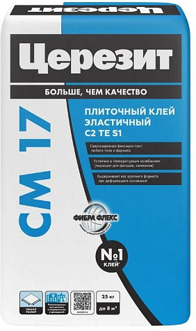 Клей для плитки Церезит СМ 17 , 25 кг купить в СОМ