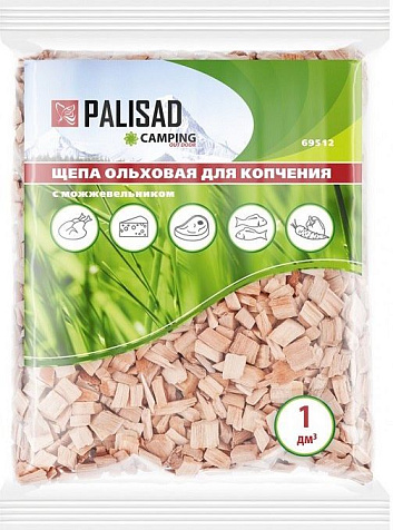 Щепа для копчения Palisad ольха+можжевельник, 1л купить в СОМ