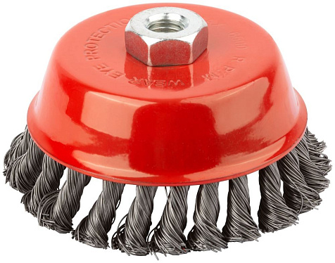 Щетка чашечная FIT для УШМ, стальная, 125 мм купить в СОМ