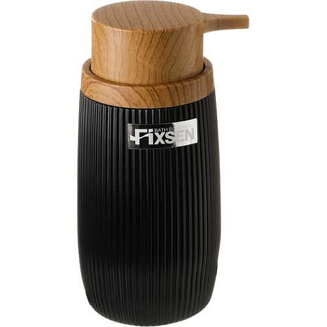 Дозатор для жидкого мыла Fixsen Black Boom черный купить в СОМ