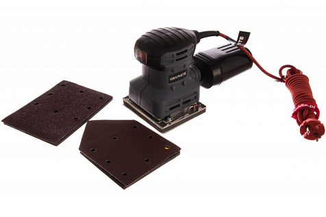 Машина плоскошлифовальная GRAPHITE 59G320, 220 Вт, 104х112 мм, + бумага 9 шт купить в СОМ