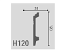 Плинтус напольный XPS Polymer H 1 60х13х2000мм купить в СОМ