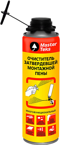 Очиститель затвердевшей пены MASTERTEX Premium, 420 г купить в СОМ