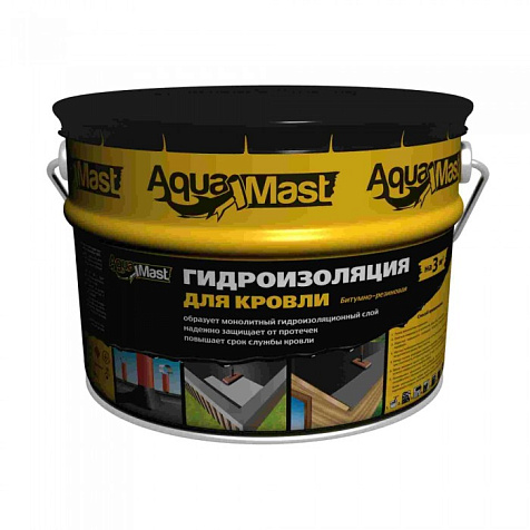 Мастика битумно-резиновая ТЕХНОНИКОЛЬ Aquamast, 3кг купить в СОМ