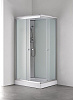 Кабина душевая Loranto CS-5180-13L F, 100 х80 х215 см, поддон 13 см, белое стекло купить в СОМ