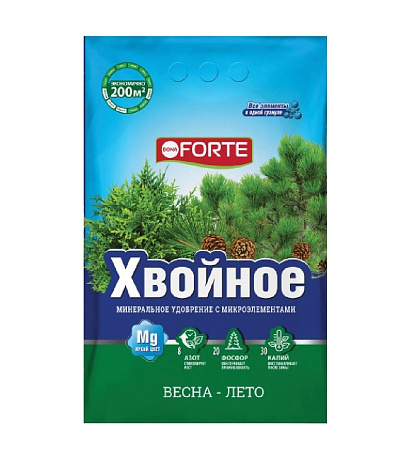 Удобрение Бона Форте для хвойных Весна-лето 2кг купить в СОМ