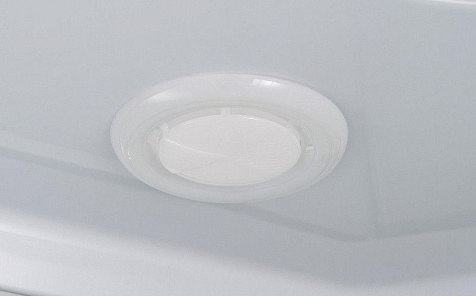Кабина душевая Loranto CS-5180-13L F, 100 х80 х215 см, поддон 13 см, белое стекло купить в СОМ