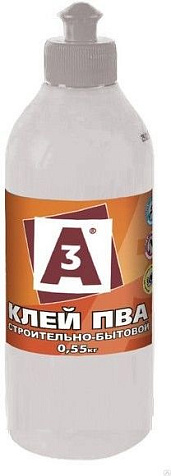 Клей ПВА А3, строительно-бытовой, 0.55 кг купить в СОМ