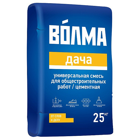 Смесь строительная ВОЛМА-Дача, цементная, 25 кг купить в СОМ