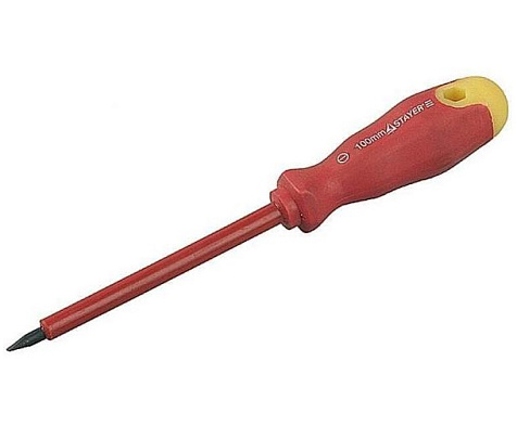 Отвертка диэлектрическая STAYER Electro, SL 4х100мм, 1000V купить в СОМ