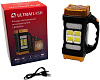 Фонарь универс Ultraflash LED38100 акк.3.7V 76LED+4COB 4 реж,даль+ближ.Type-C+солн.панель, PowerBank купить в СОМ