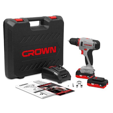 Шуруповерт CROWN CT21082H-2 BMC, 14.4В, Li-ion, 2.0 А/ч  купить в СОМ