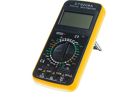 Мультиметр DT-9208А, 20А, 1000В, 200МОм купить в СОМ