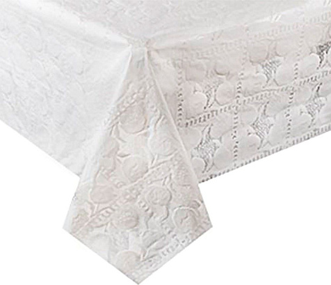 Клеенка Easy Lace YL-074E ажурная белая 1.32х22м купить в СОМ