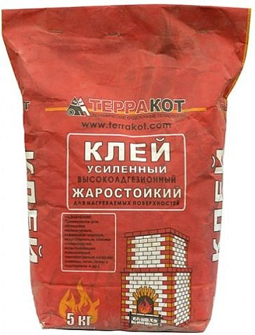 Клей жаростойкий усиленный Терракот, 5 кг купить в СОМ