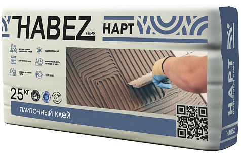 Клей для плитки HABEZ Нарт, 25 кг купить в СОМ