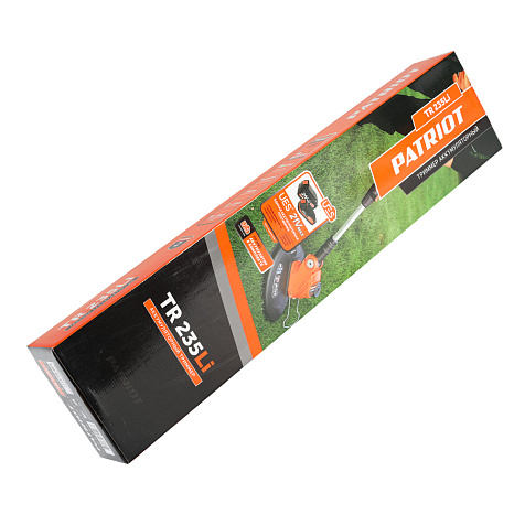 Триммер аккумуляторный PATRIOT TR235Li 21B Max UES, 21В, 2.0А/ч, леска, 1аккумулятор купить в СОМ