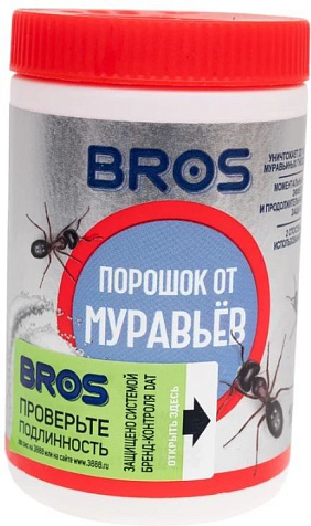 Bros Порошок от муравьев 100г купить в СОМ