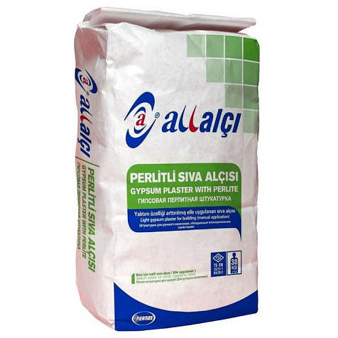 Штукатурка SIVA All Alci гипсовая перлитная, 25 кг купить в СОМ
