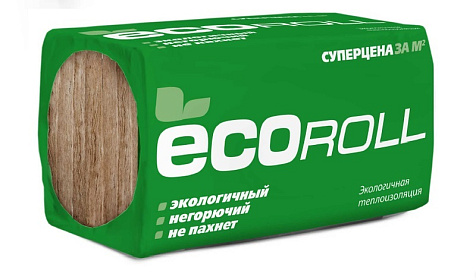 Плита минеральная ECORoll мини, 1000х610х50 мм, 10 шт, 0.305 м3 купить в СОМ