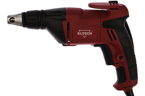 Шуруповерт сетевой Elitech Ш 550РЭ, 550В купить в СОМ
