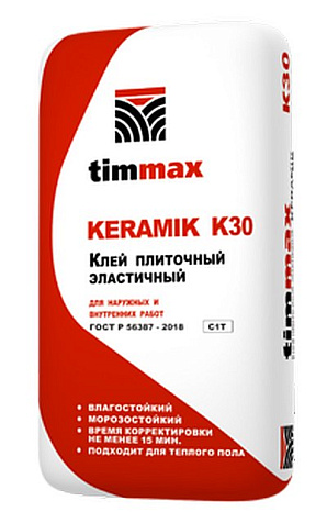 Клей для плитки Timmax KERAMIK K30, 20 кг купить в СОМ