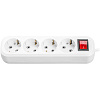 Удлинитель ОНЛАЙТ  OPE-S-04-300-ESC-3x1  4 гн, 3 м, СЗ, с выключ, 16А IP20 белый купить в СОМ