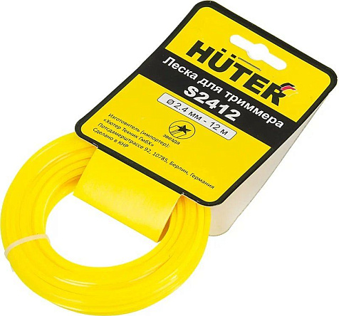 Леска для триммера HUTER звезда 2.4мм, 12м купить в СОМ