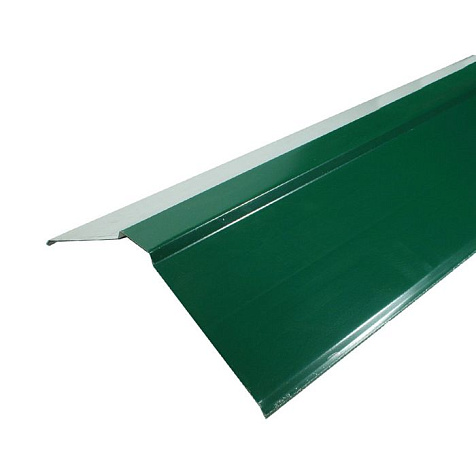 Конек фигурный, 150х150х2000 мм, зеленый мох RAL 6005 купить в СОМ