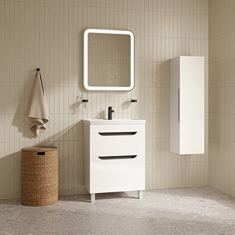 Тумба-умывальник Iddis Ray RAY60WFi95K 60, белый, с раковиной 4076000i28 купить в СОМ