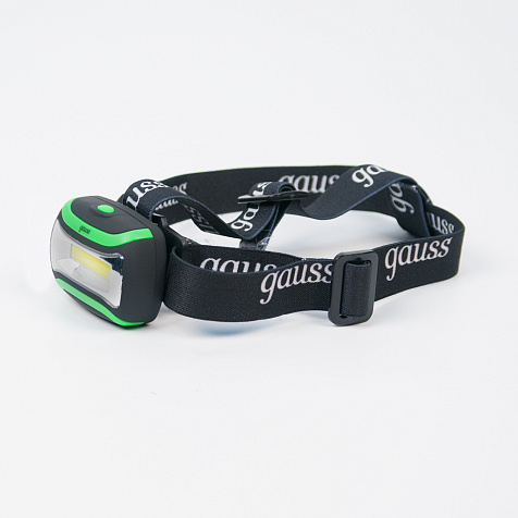 Фонарь налобный Gauss  GFL307, 3W 180lm 3xААА LED купить в СОМ